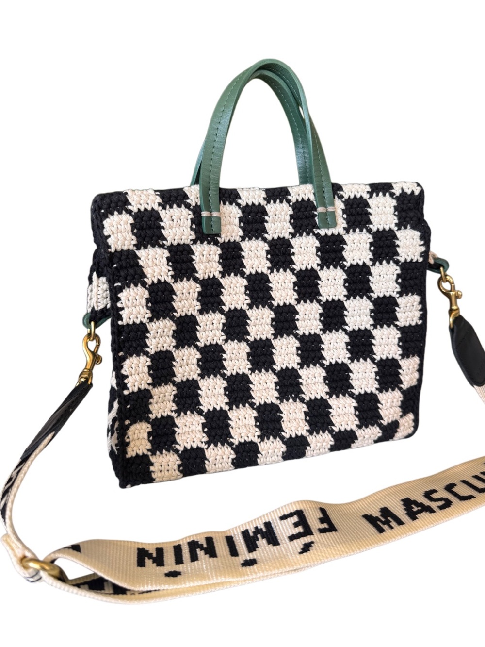 Clare V. Petit Summer Simple Tote with Masculin Feminin adjustable strap